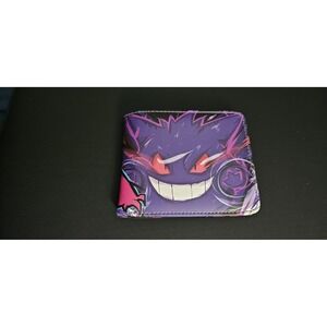 Mega Gengar Bifold Wallet Pokemon Purple NEW
